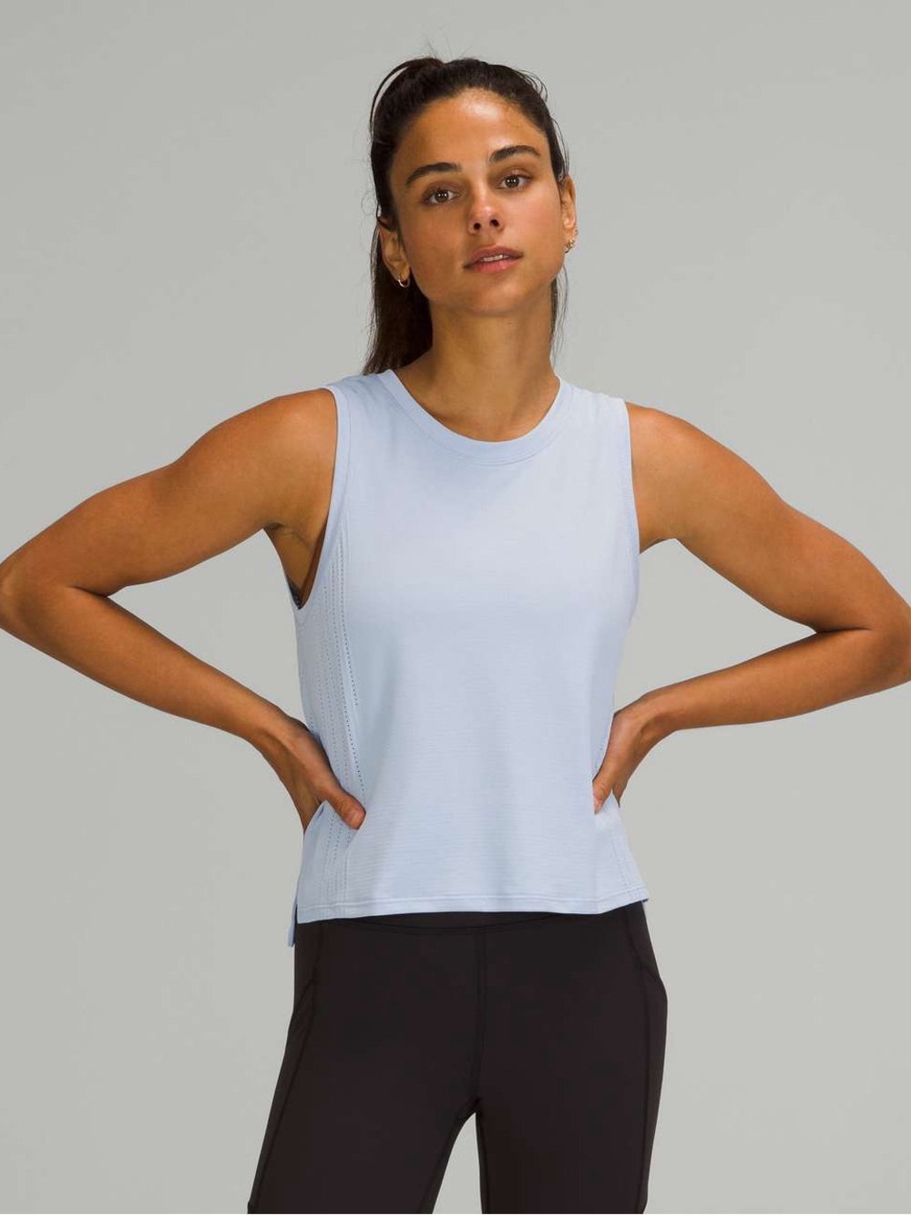 Lululemon Train to Be Tank Top - Blue Linen